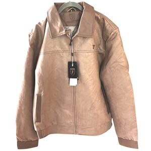 NWT FERRARI F - COLLECTION suede / leather men's jacket ITALY XL
